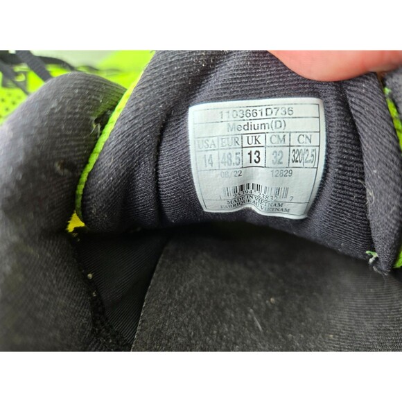 Brooks Adrenaline GTS 22 Shoes Mens 14 D Green Running Athletic Workout Sneakers - Picture 10 of 10